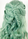 Pastel Green Braided Lace Front Synthetic Wig LF2129