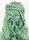 Pastel Green Braided Lace Front Synthetic Wig LF2129