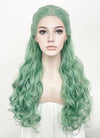 Pastel Green Braided Lace Front Synthetic Wig LF2129