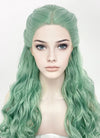 Pastel Green Braided Lace Front Synthetic Wig LF2129