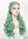 Pastel Green Braided Lace Front Synthetic Wig LF2129