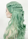 Pastel Green Braided Lace Front Synthetic Wig LF2129
