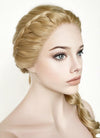 Golden Blonde Braided Lace Front Synthetic Wig LF2131