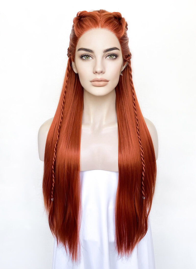 Ginger Braided Yaki Lace Front Synthetic Wig LF2135