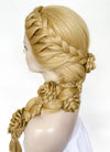 Tangled Rapunzel Blonde Braided Yaki Lace Front Synthetic Wig LF2136