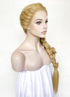 Tangled Rapunzel Blonde Braided Yaki Lace Front Synthetic Wig LF2136