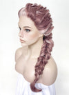 Two Tone Pink Braided Lace Front Synthetic Wig LF2137