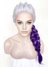 Purple Ombre Braided Lace Front Synthetic Wig LF2138