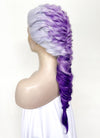 Purple Ombre Braided Lace Front Synthetic Wig LF2138