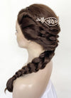 Brunette Braided Lace Front Synthetic Wig LF2139