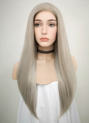 Blondish Grey Lace Wig CLF238 (Customisable)