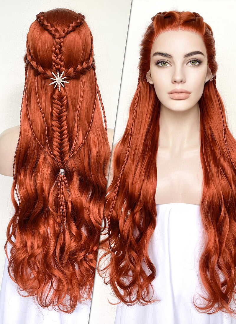 Ginger Braided Lace Front Synthetic Wig LF2500