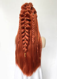 Ginger Braided Yaki Lace Front Synthetic Wig LF2503