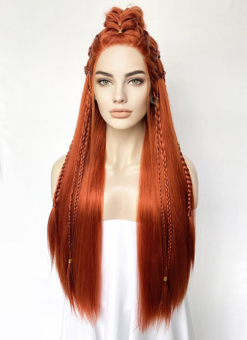 Ginger Braided Yaki Lace Front Synthetic Wig LF2503