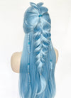 Pastel Blue Braided Lace Front Synthetic Wig LF2505