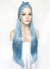 Pastel Blue Braided Lace Front Synthetic Wig LF2505