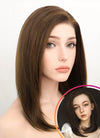 Brunette Straight Lace Front Synthetic Wig LF268