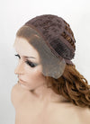 Two Tone Brown Curly Lace Front Synthetic Wig LF3215