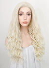 Light Blonde Curly Lace Front Synthetic Wig LF3225