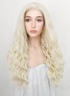 Light Blonde Wavy Lace Front Synthetic Wig LF3225