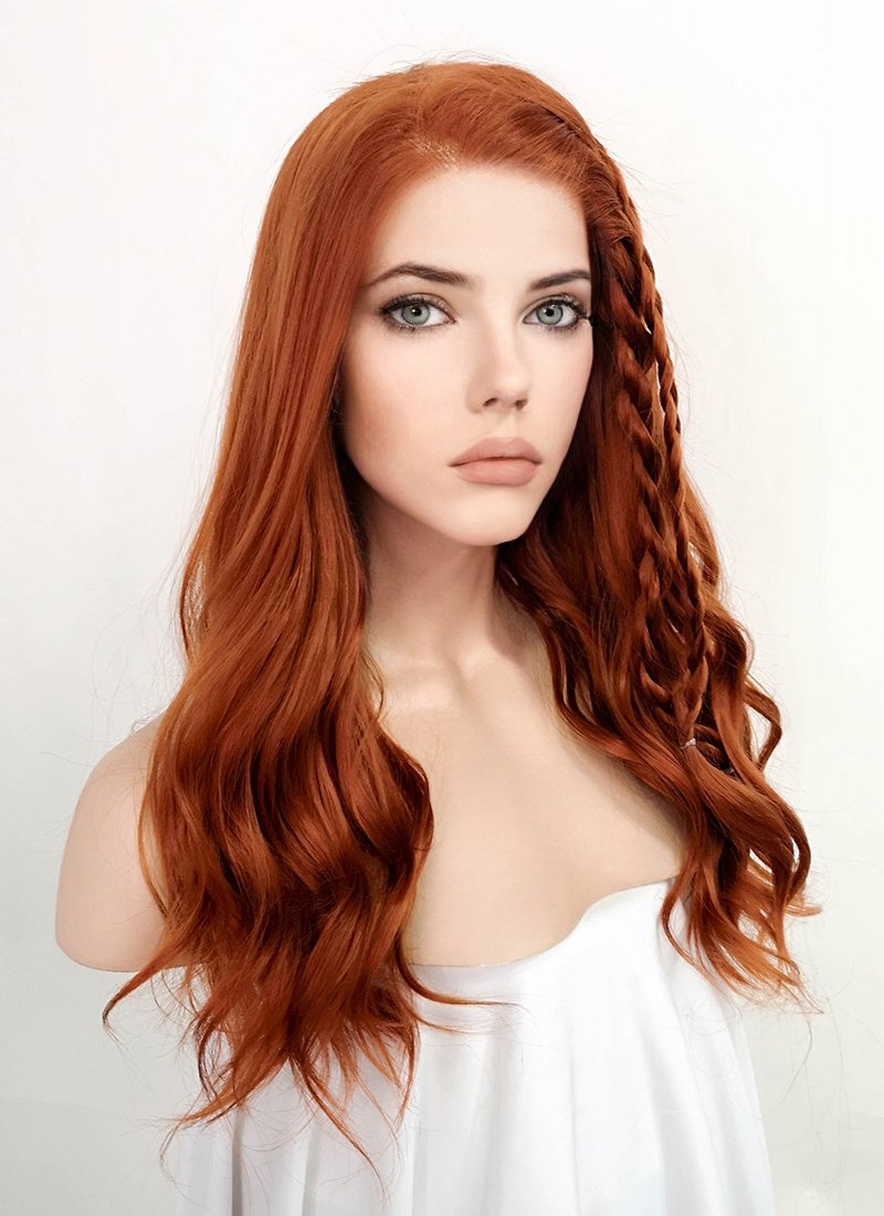 Ginger Wavy Lace Front Synthetic Wig LF3229