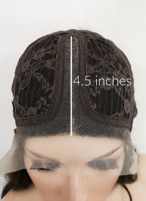 Brunette Wavy Lace Front Kanekalon Synthetic Wig LF3232
