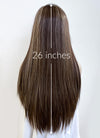 Brown Mixed Blonde Straight Lace Front Kanekalon Synthetic Wig LF3266
