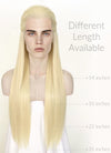 Blonde Straight Lace Front Synthetic Men's Wig LF3270A