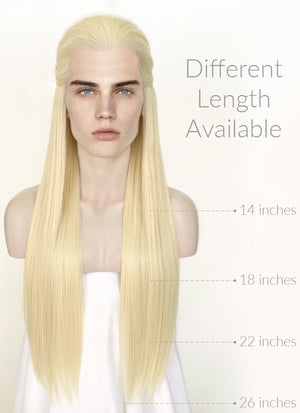 Blonde Straight Lace Front Synthetic Men's Wig LF3270A (Customisable)