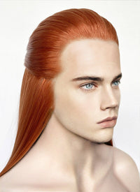 Ginger Straight Lace Front Synthetic Men's Wig LF3270D (Customisable)