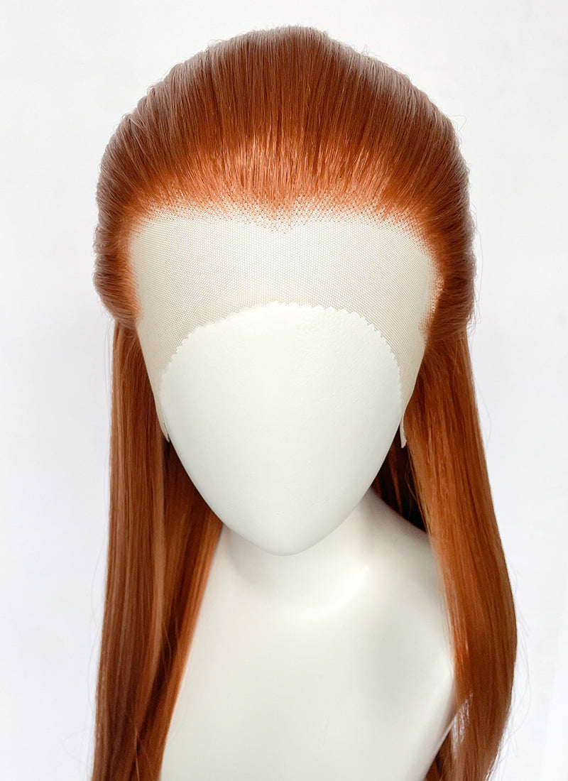 Ginger Straight Lace Front Synthetic Wig LF3270D 613 Blonde 22 Large 23 24