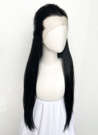 Black Straight Lace Front Synthetic Men's Wig LF3270 (Customisable)