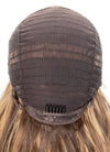 Brown Mixed Blonde Wavy Lace Front Synthetic Wig LF3275
