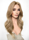 Two Tone Blonde Wavy Lace Front Synthetic Wig LF3287