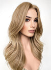 Two Tone Blonde Wavy Lace Front Synthetic Wig LF3287