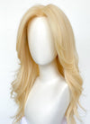 Blonde Curtain Bangs Wavy Lace Front Synthetic Wig LF3299