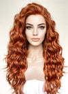 Ginger Curly Lace Front Synthetic Hair Wig LF3305