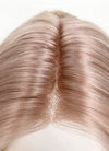 Blonde Pink Brown Mixed Curtain Bangs Wavy Lace Front Synthetic Wig LF3308