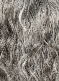 Mixed Grey Curly Lace Front Synthetic Hair Wig LF3313