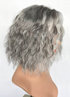 Mixed Grey Curly Lace Front Synthetic Hair Wig LF3313