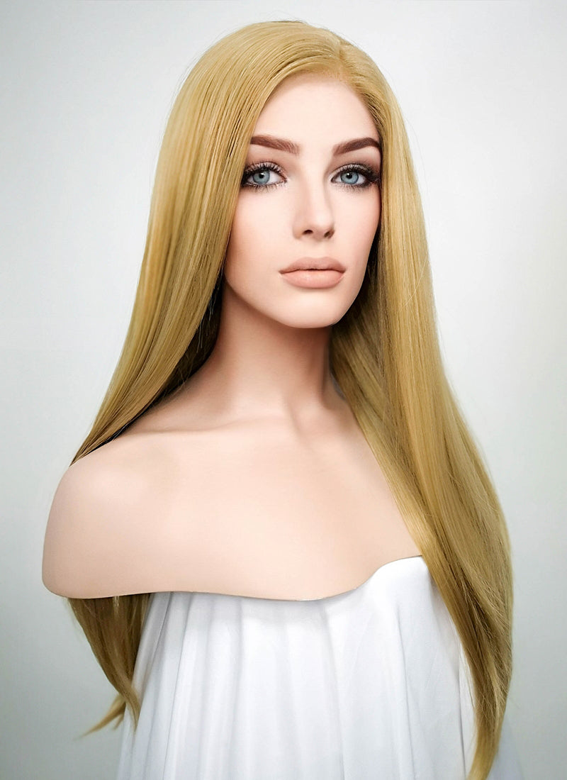 Medium blonde wig discount