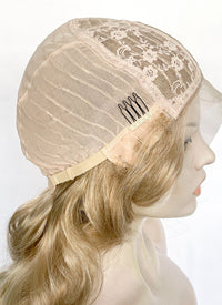 Mixed Blonde Wavy Blowout Lace Front Synthetic Hair Wig LF3320