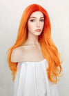 Wavy Mixed Orange Lace Front Synthetic Wig LF383