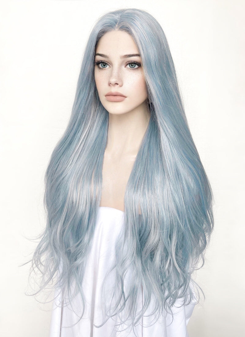 Grey hot sale blue wig