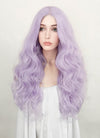 Pastel Purple Wavy Lace Front Synthetic Wig LF5110