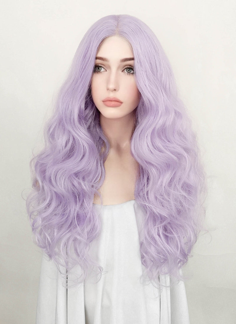 Critical Role Imogen Temult Pastel Purple Wavy Lace Front Synthetic Wig LF5110