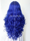 Blue Wavy Lace Front Synthetic Wig LF5149