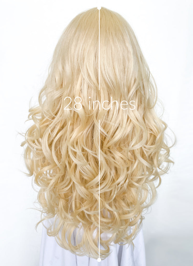 Blonde Wavy Lace Front Synthetic Wig LF5156