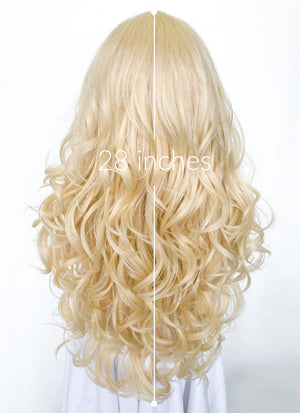 Blonde Wavy Lace Front Synthetic Wig LF5156