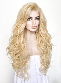 Blonde Wavy Lace Front Synthetic Wig LF5156